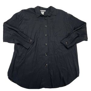 Francine Browner Womens Button Down Shirt